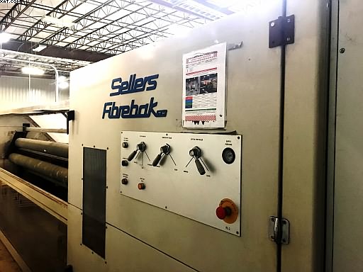 SELLERS Fibrebak Carpet Recycling Machine, 3 meter, 2014 yr.